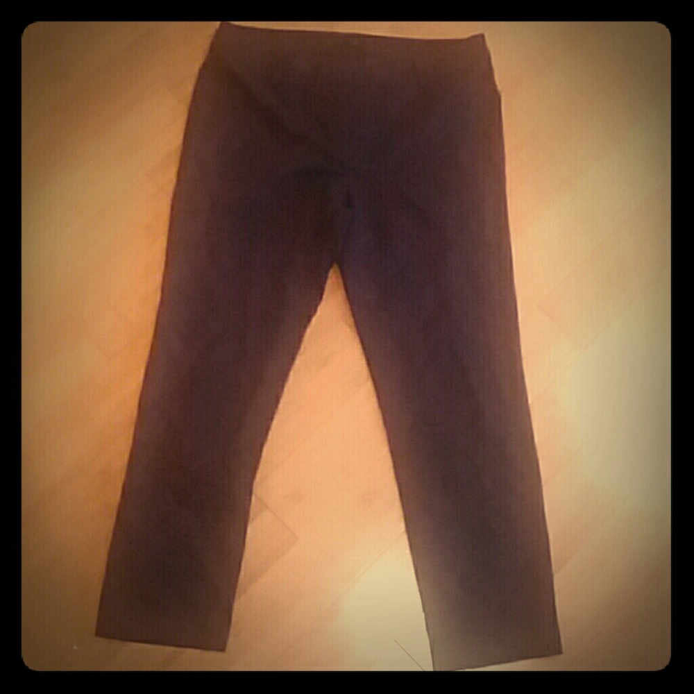 Red & black brocade trousers